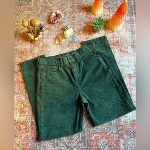 American Eagle Corduroy Dark Green Pants